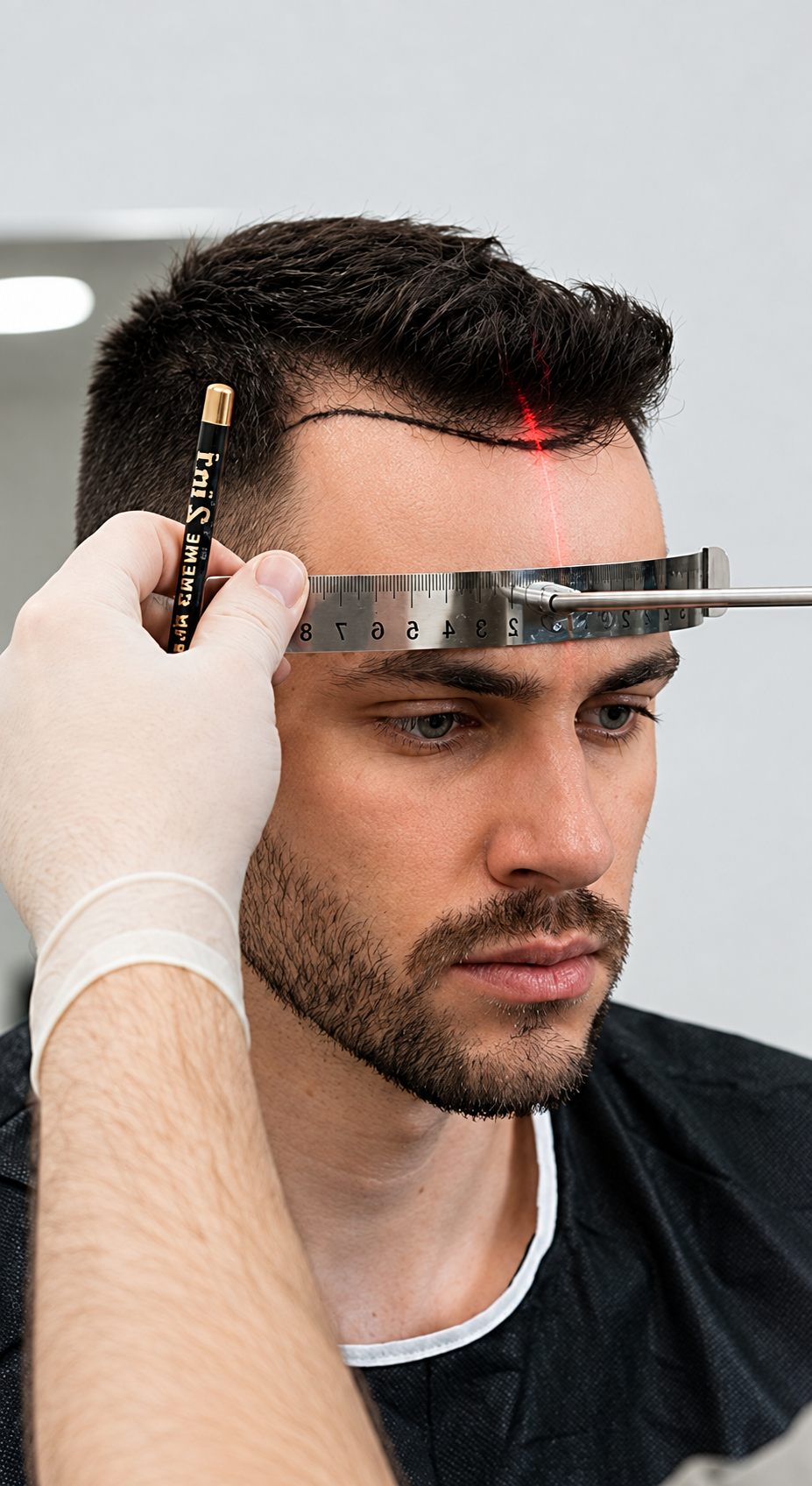 Hair-restoration planning visual